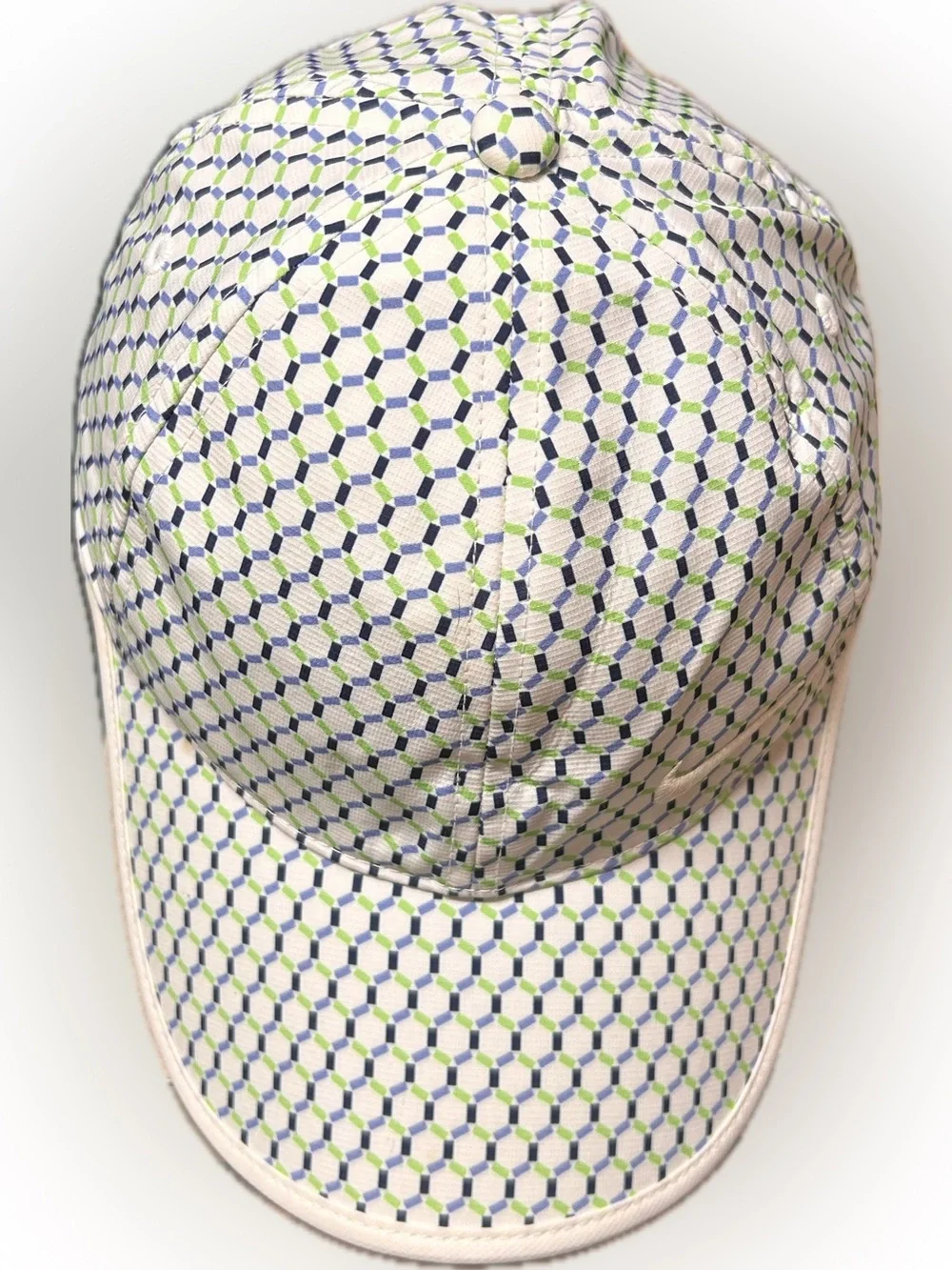 Women’s Nike Golf Tennis Hat Geometric Blue, Green, White